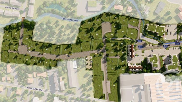 terrain à vendre - 369.0 m2 - KINGERSHEIM - 68 - ALSACE - Century 21 Weiblen Immeubles