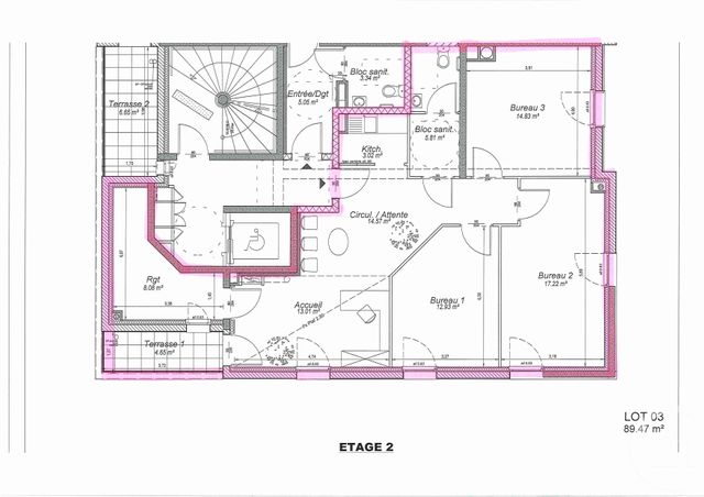 entreprise à louer - 89.47 m2 - ILLFURTH - 68 - ALSACE - Century 21 Weiblen Immeubles