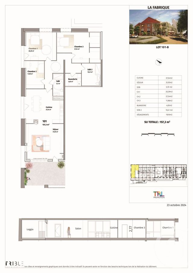 Appartement F4 à vendre - 4 pièces - 144.43 m2 - MULHOUSE - 68 - ALSACE - Century 21 Weiblen Immeubles