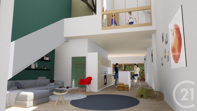 Appartement Duplex à vendre - 4 pièces - 118.8 m2 - MULHOUSE - 68 - ALSACE - Century 21 Weiblen Immeubles
