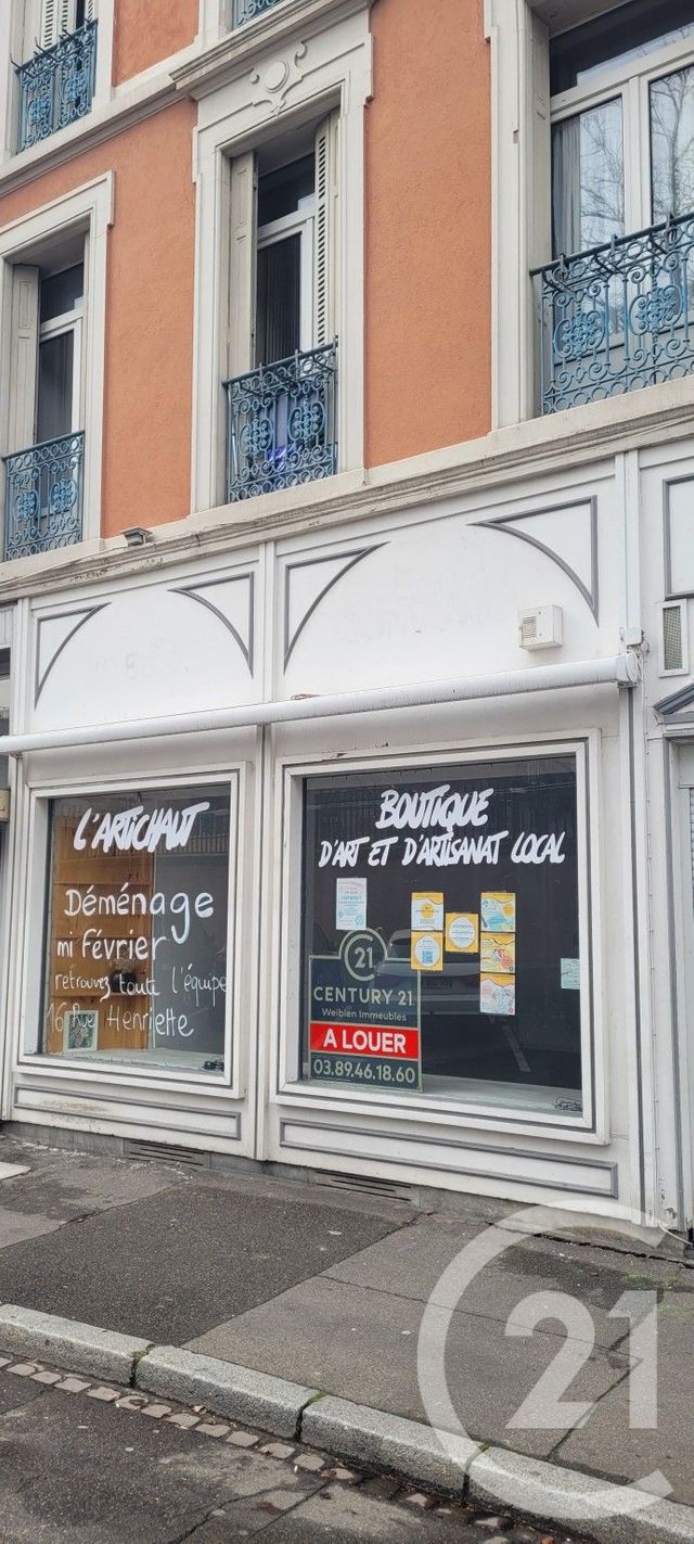 commerce à louer - 40.0 m2 - MULHOUSE - 68 - ALSACE - Century 21 Weiblen Immeubles
