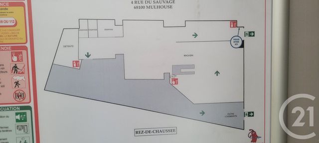 commerce à vendre - 87.0 m2 - MULHOUSE - 68 - ALSACE - Century 21 Weiblen Immeubles