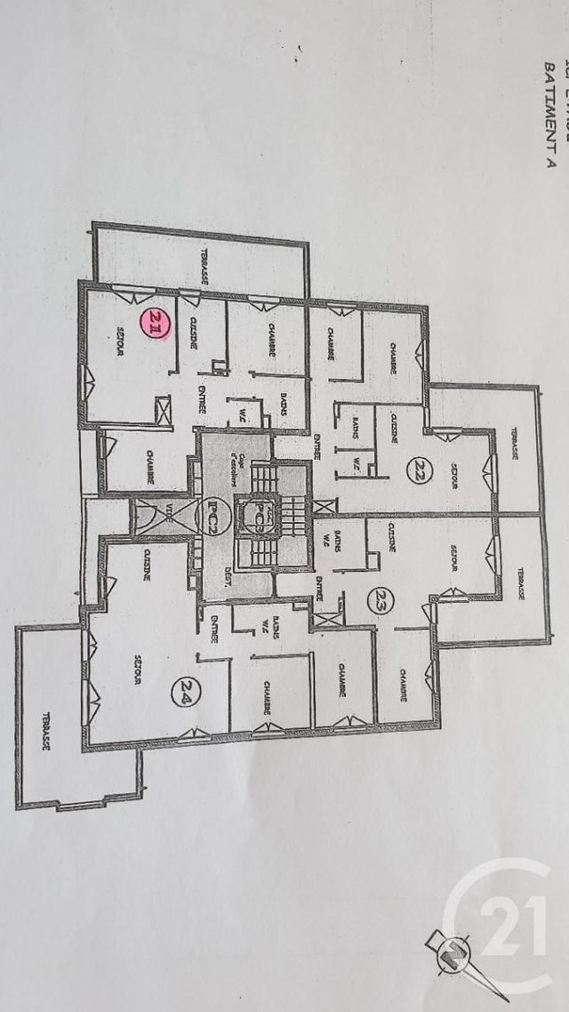 Appartement F3 à vendre - 3 pièces - 67.0 m2 - FLAXLANDEN - 68 - ALSACE - Century 21 Weiblen Immeubles Appartement F3 à vendre - 3 pièces - 67.0 m2 - FLAXLANDEN - 68 - ALSACE - Century 21 Weiblen Immeubles